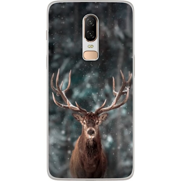 OnePlus 6 Gennemsigtig cover Oh Deer