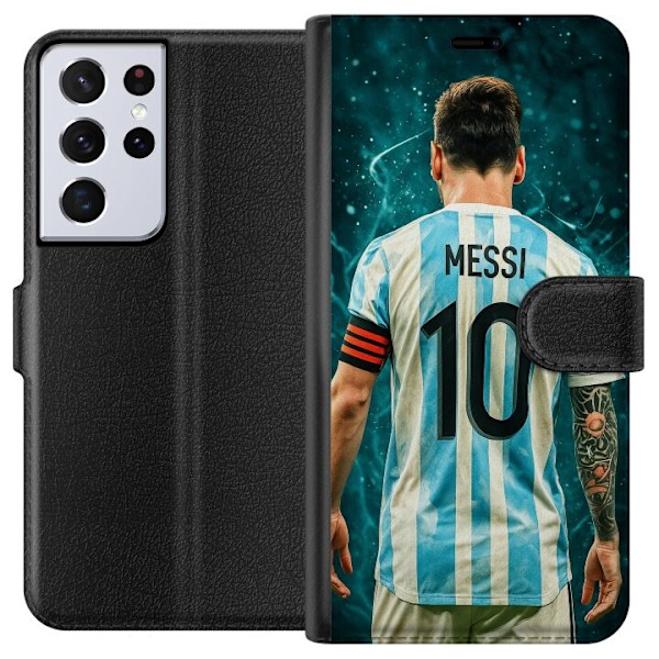 Samsung Galaxy S21 Ultra 5G Plånboksfodral Messi