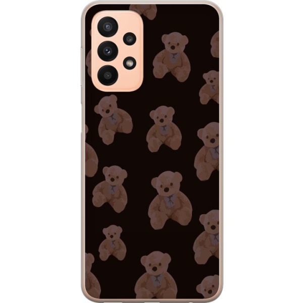 Samsung Galaxy A23 Gennemsigtig cover En bjørn flere bjørne