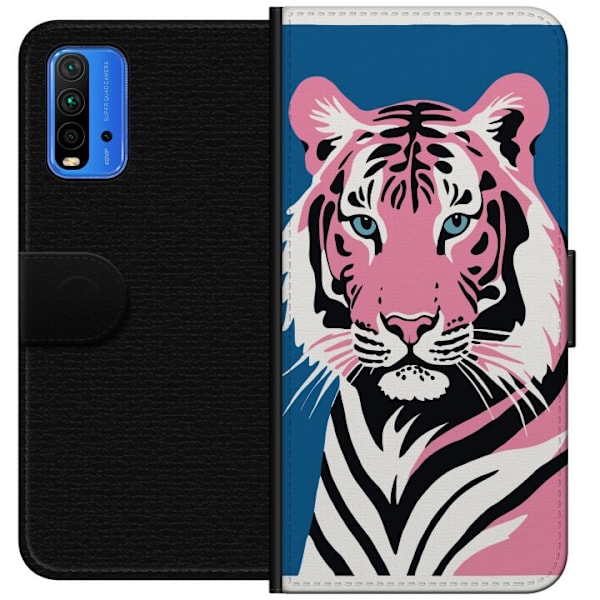 Xiaomi Redmi Note 9 4G Plånboksfodral Thoughtful Tiger