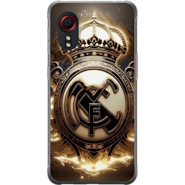 Samsung Galaxy Xcover 5 Genomskinligt Skal Real Madrid