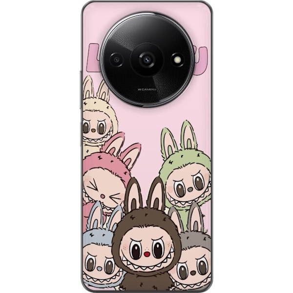 Xiaomi Redmi A3 Genomskinligt Skal Labubu Classics