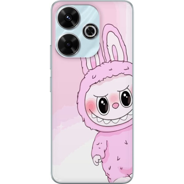 Xiaomi Redmi 13 Genomskinligt Skal Labubu Bunny Series
