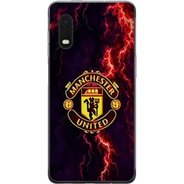 Samsung Galaxy Xcover Pro Gennemsigtig cover Manchester United