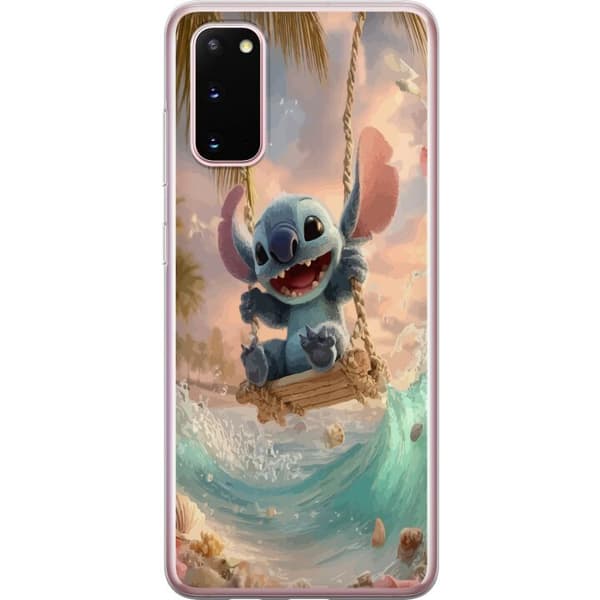 Kompatibelt Mobildeksel til Samsung Galaxy S20 Disney Stitch blå alien søt figur samleobjekt