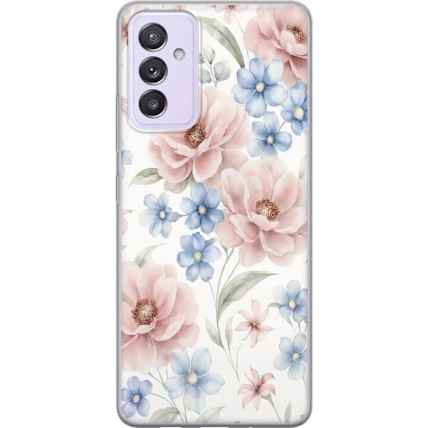 Samsung Galaxy A82 5G Läpinäkyvä kuori Romanttiset kukat