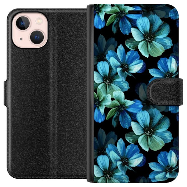 Apple iPhone 13 Lompakkokotelo Kukat