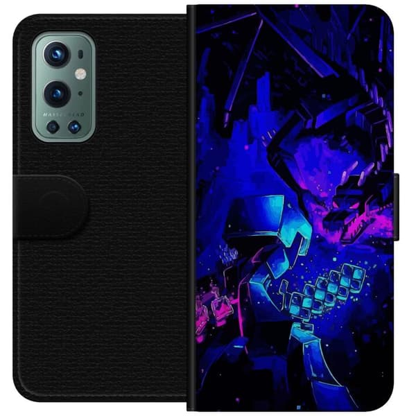 Kompatibelt Plånboksfodral till OnePlus 9 Pro Minecraft