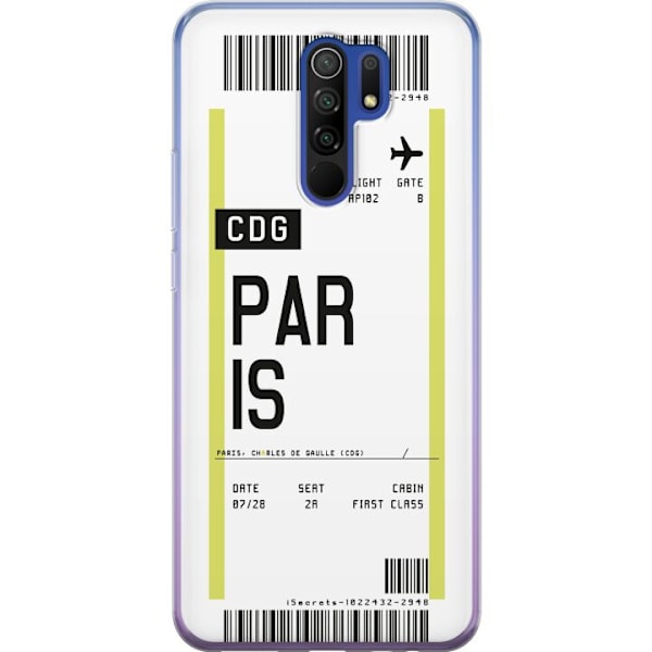 Xiaomi Redmi 9 Genomskinligt Skal Paris