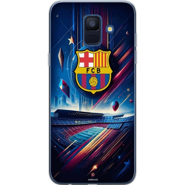 Samsung Galaxy A6 (2018) Gjennomsiktig deksel FC Barcelona