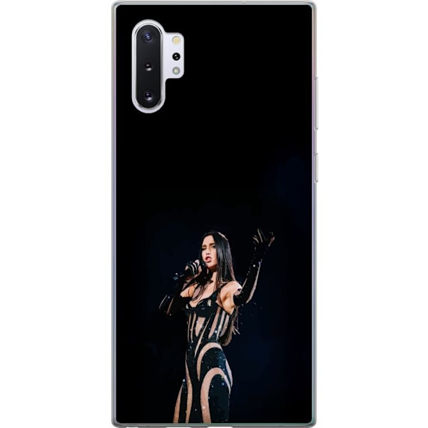 Samsung Galaxy Note10+ Genomskinligt Skal Dua Lipa – Pop Star Aesthetic