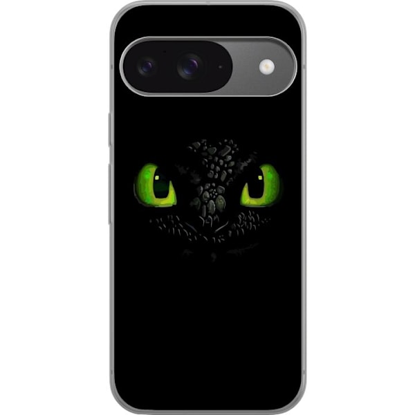 Google Pixel 9 Läpinäkyvä kuori Kuinka kouluttaa lohikäärmeesi