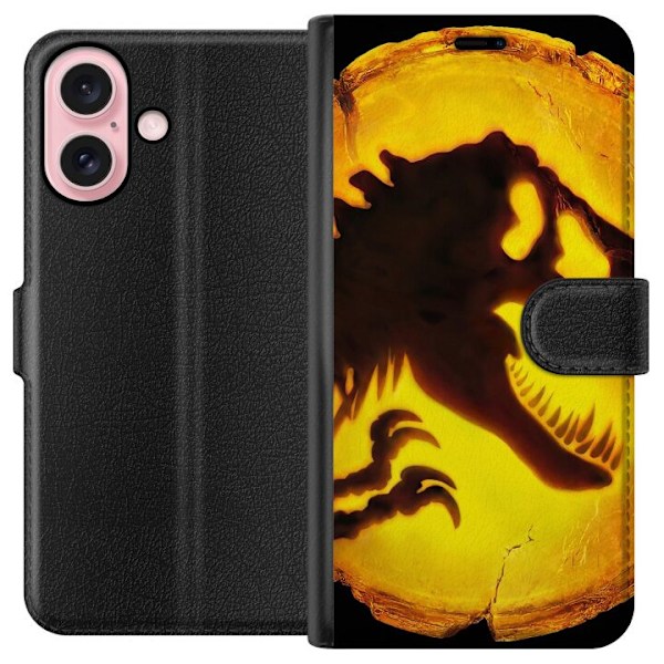 Apple iPhone 16 Lommeboketui Jurassic World Dominion