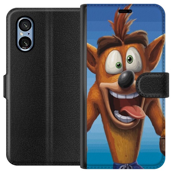 Sony Xperia 10 VI Lompakkokotelo Crash Bandicoot