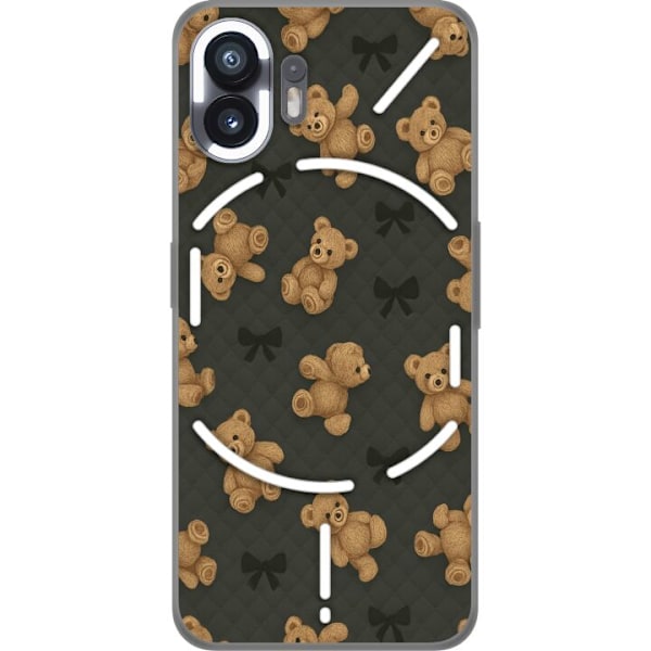 Nothing Phone (2) Gennemsigtig cover Teddy Knus