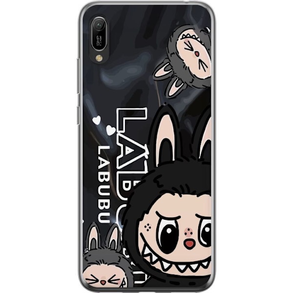 Huawei Y6 Pro (2019) Gennemsigtig cover <nl>Labubu Black Energ