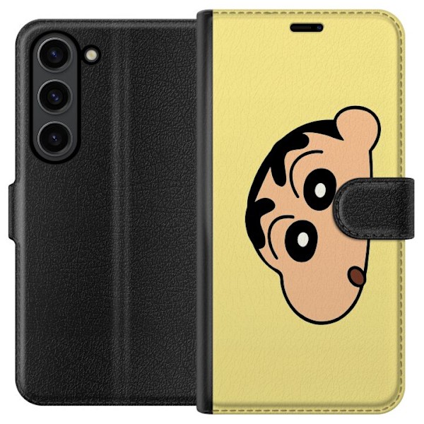 Samsung Galaxy S24+ Tegnebogsetui Peeking Shinchan