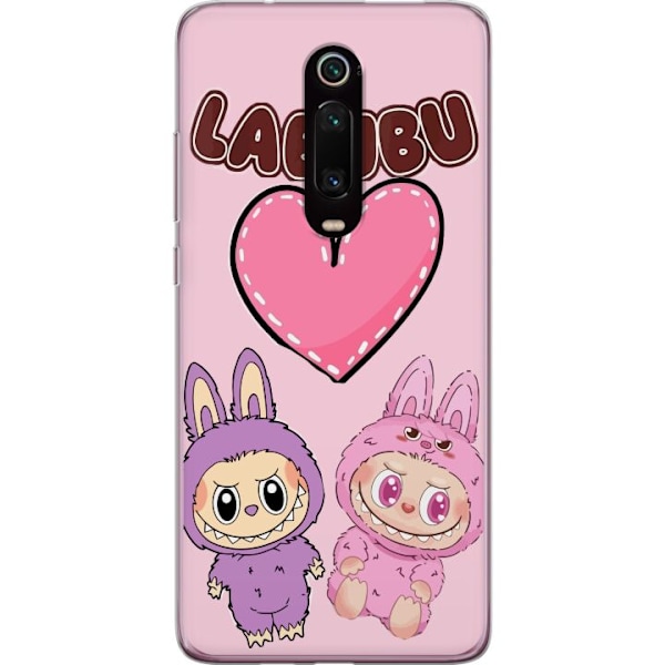 Xiaomi Mi 9T Pro  Gjennomsiktig deksel Labubu Pink Monster