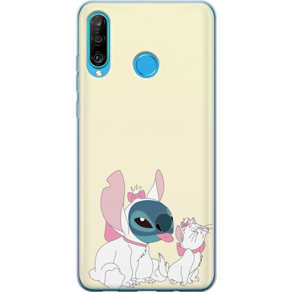 Huawei P30 lite Gjennomsiktig deksel Stitch Aristocats