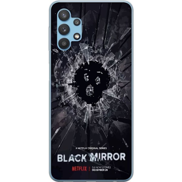 Samsung Galaxy A32 5G Genomskinligt Skal Black Mirror Sci-Fi N