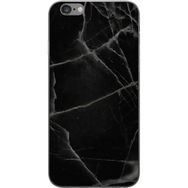 Apple iPhone 6 Plus Gennemsigtig cover Sort marmor