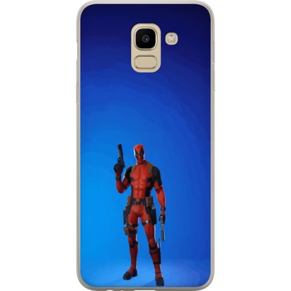 Samsung Galaxy J6 Läpinäkyvä kuori Fortnite - Spider-Man