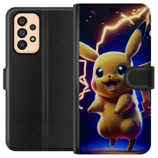 Kompatibelt Plånboksfodral till Samsung Galaxy A53 5G Pikachu