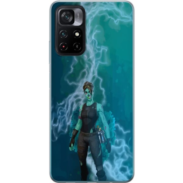 Xiaomi Poco M4 Pro 5G Gennemsigtig cover Fortnite - Ghoul Troo