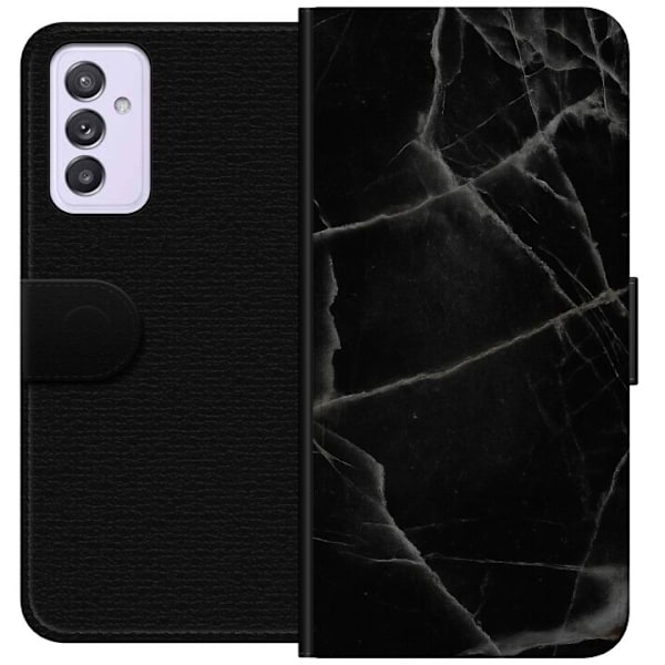 Samsung Galaxy A82 5G Tegnebogsetui Sort marmor