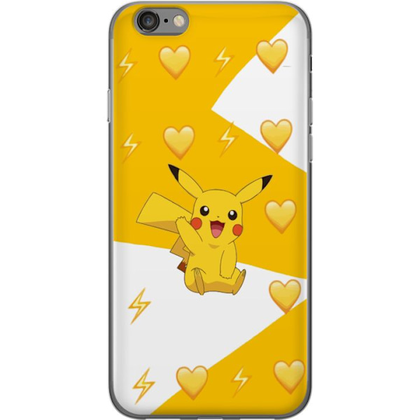 Apple iPhone 6 Läpinäkyvä kuori Pikachu Pokémon Pelihahmo Peliaihe Suosittu Ikoni Sarjakuvasarja Pokémon GO Lasten Klassikko