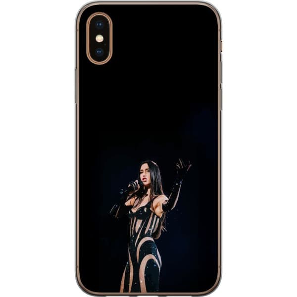 Kompatibelt Mobildeksel til Apple iPhone XS Dua Lipa – Pop Star Aesthetic