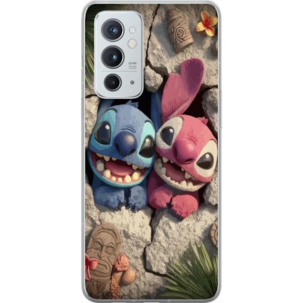 OnePlus 9RT 5G Läpinäkyvä kuori Stitch Angel Lilo & Stitch Motiivi Disney Rakkaus Sarjakuvahahmo Suosittu Sininen Avaruusolio Hauska Disney-elokuva