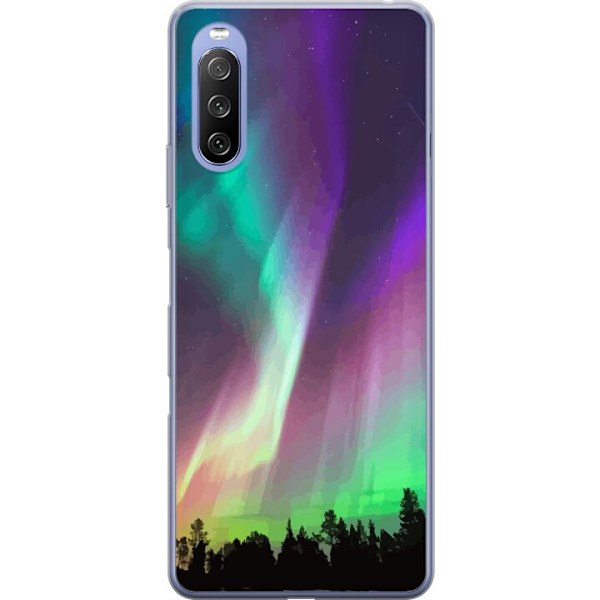 Sony Xperia 10 III Lite Gennemsigtig cover Nordlys