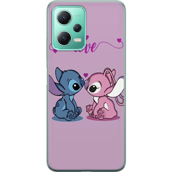 Xiaomi Redmi Note 12 Läpinäkyvä kuori Lilo & Stitch – Angel Edition