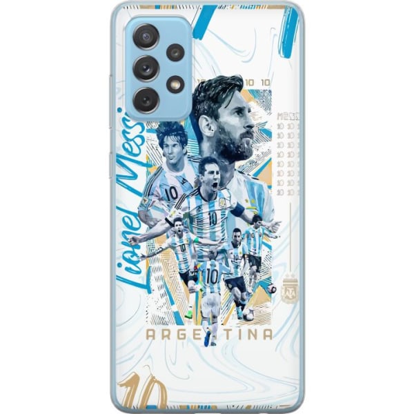 Samsung Galaxy A72 5G Läpinäkyvä kuori Lionel Messi