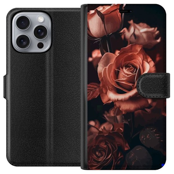 Apple iPhone 16 Pro Max Lommeboketui Blomster