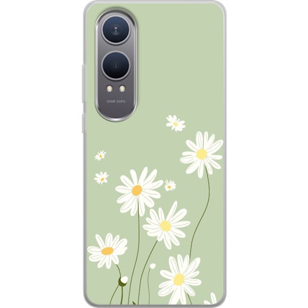 OnePlus Nord CE4 Lite Gennemsigtig cover Præstekraver - blomstret mønster i svensk sommerstil