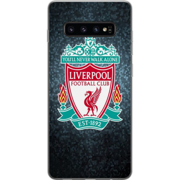 Samsung Galaxy S10 Läpinäkyvä kuori Liverpool Football Club