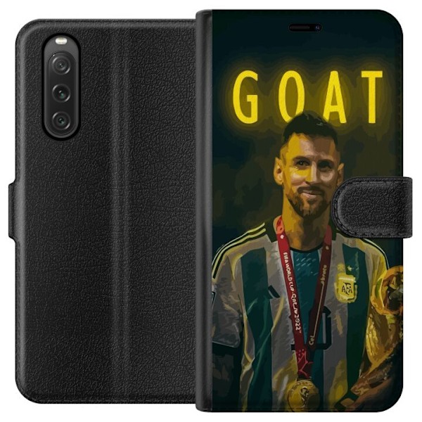 Sony Xperia 10 V Tegnebogsetui Ged Messi