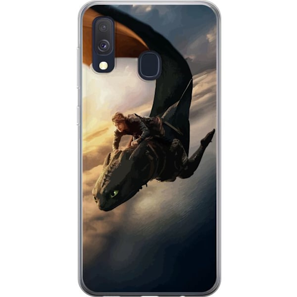 Samsung Galaxy A40 Genomskinligt Skal Draktränaren