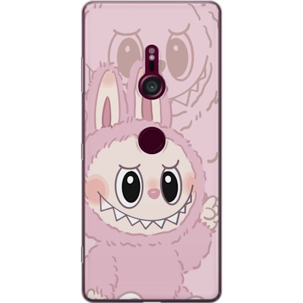 Sony Xperia XZ3 Gjennomsiktig deksel Labubu Floral Freak