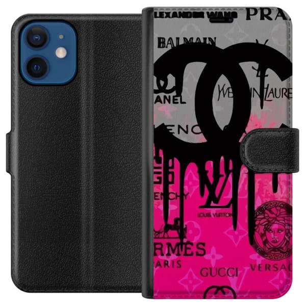 Yhteensopiva Lompakkokotelo Apple iPhone 12 CC Pinkki