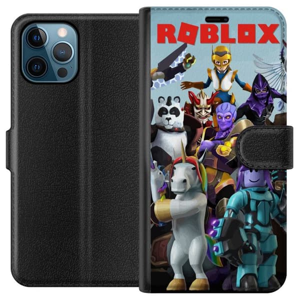 Kompatibel Tegnebogsetui til Apple iPhone 12 Pro Max Roblox