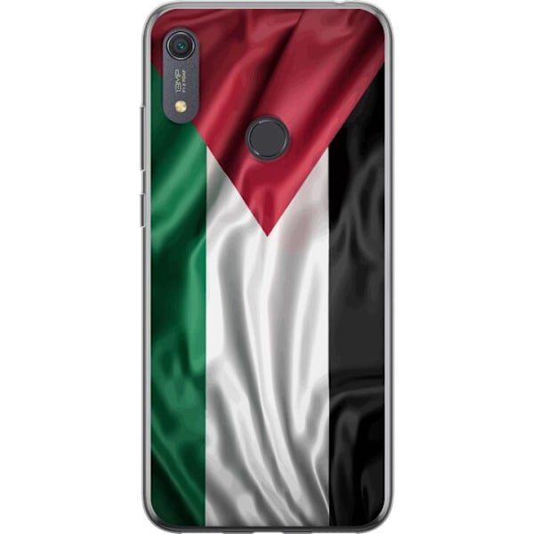 Huawei Y6s (2019) Läpinäkyvä kuori Palestiinan lippu – ikoninen vapauden symboli punaisessa, mustassa, valkoisessa ja vihreässä
