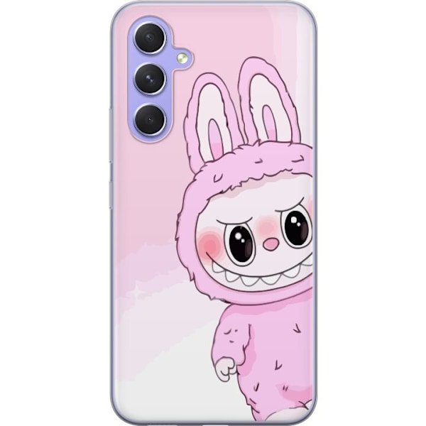 Samsung Galaxy A54 Läpinäkyvä kuori Labubu Jänis-sarja
