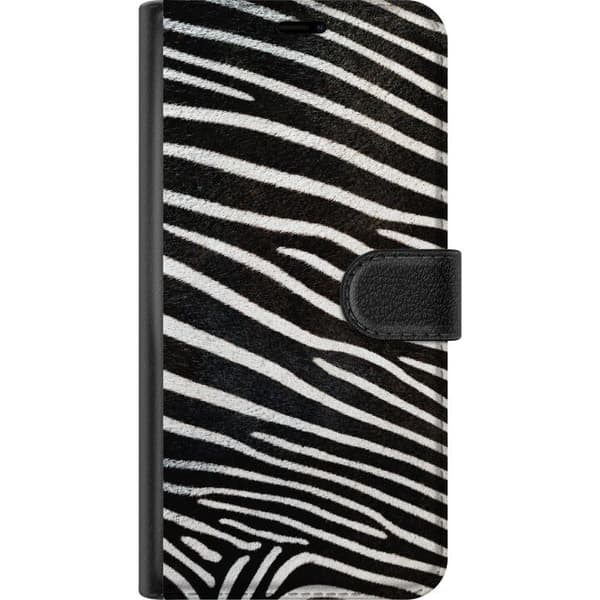 Kompatibel Tegnebogsetui til OnePlus Nord CE6 Sort-hvid zebra sort