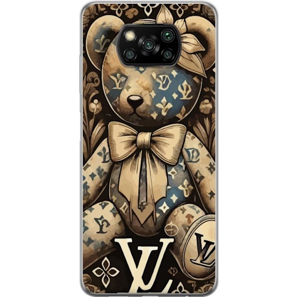 Xiaomi Poco X3 NFC Gennemsigtig cover LV Teddy