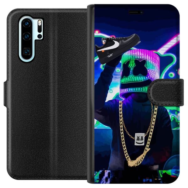 Kompatibel Tegnebogsetui til Huawei P30 Pro Marshmello | Fortnite