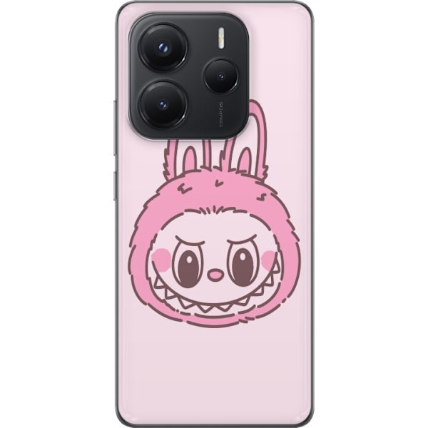 Xiaomi Redmi Note 14 Läpinäkyvä kuori Labubu Eläinradan Bunny-versio