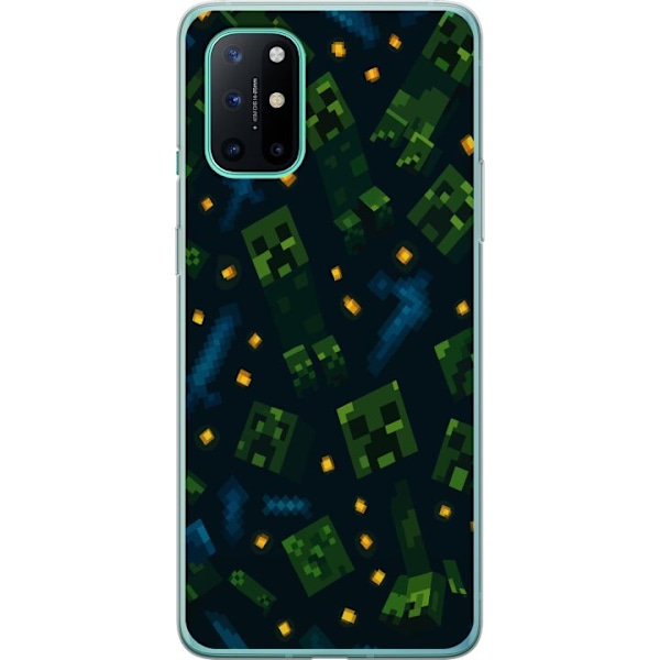 OnePlus 8T Genomskinligt Skal Minecraft Dungeons Mob